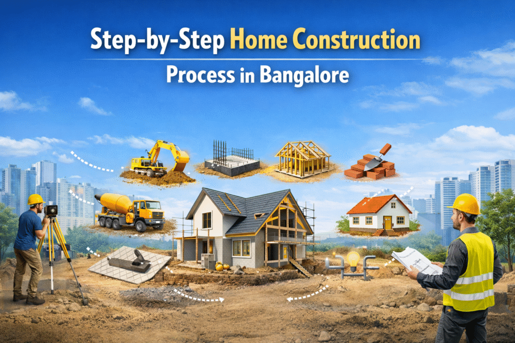 Step-by-Step Home Construction Process in Bangalore